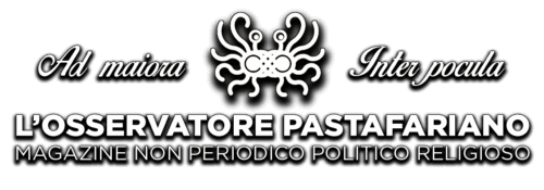 Logo magazine pastafariano (il magazine più sugoso che ci sia)
